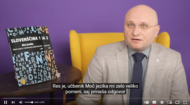 dr. Kozma Ahačič, Moč jezika